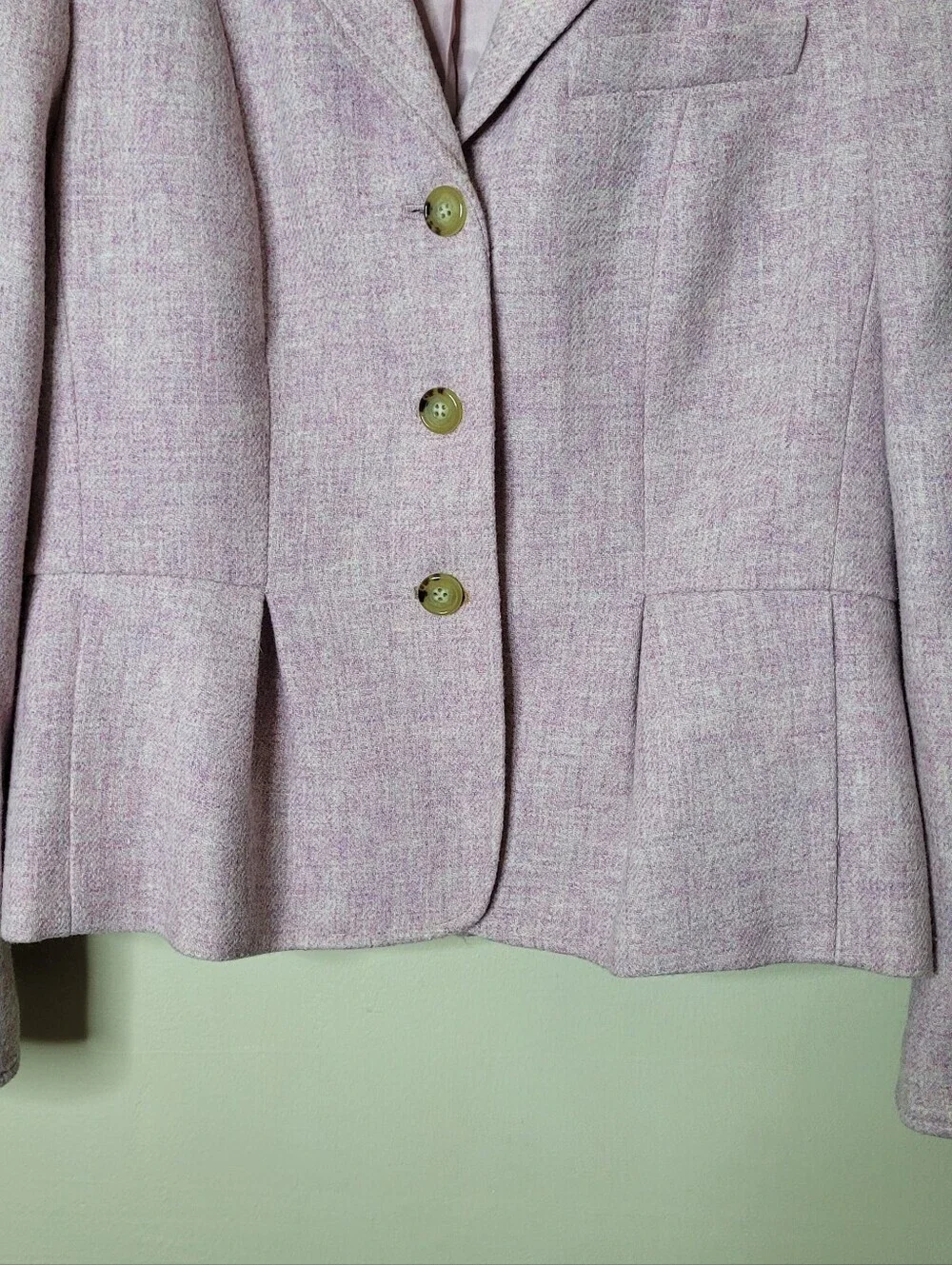 Talbots Pink Wool Blazer 12